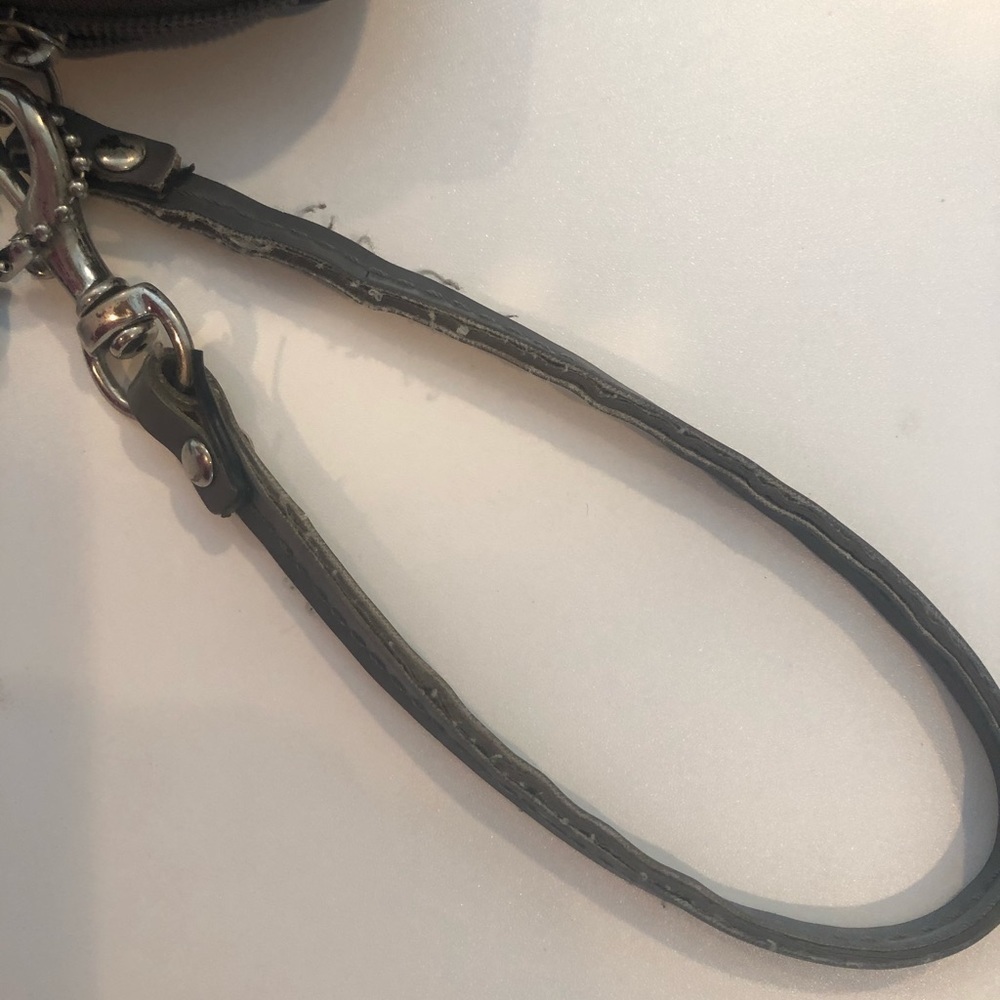 Coach Gray Tone on Tone Wallet - Picture 7 of 10